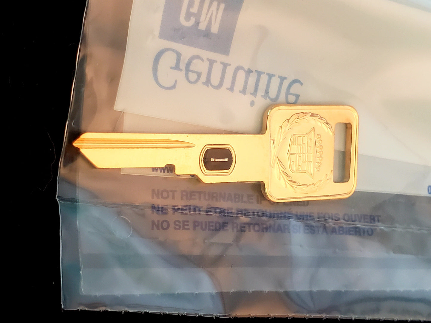 Cadillac Gold VATS Key