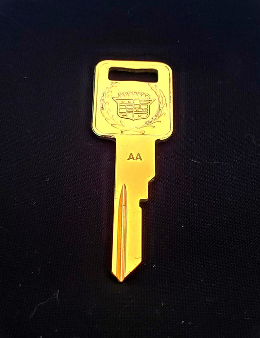 1987-88 Cadillac Allante Gold AA Ignition Key